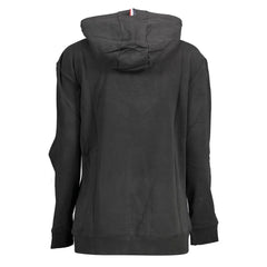 U.S. POLO ASSN. Black Cotton Women Sweater With Contrasting Details - XL - Hoodies