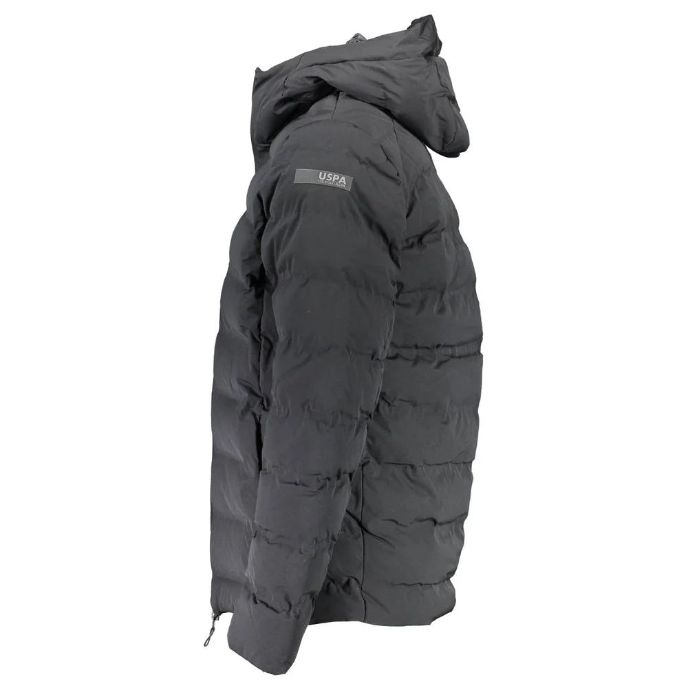 U.S. POLO ASSN. Black Polyamide Men Jacket - IT56 | 3XL - Sport Jackets