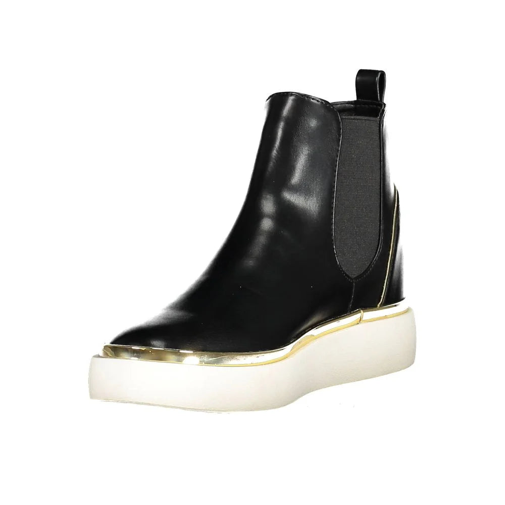 U.S. POLO ASSN. Black Polyester Women Boot - Boots