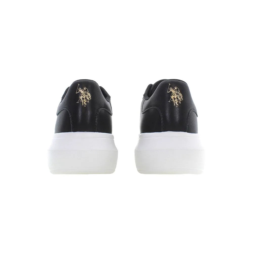 U.S. POLO ASSN. Black Polyester Women Sneaker - Sneakers