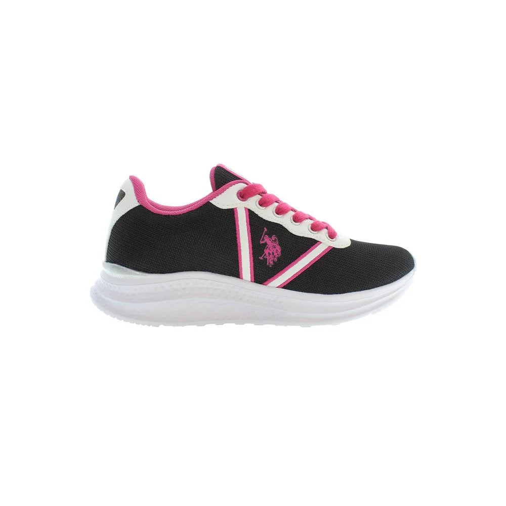 U.S. POLO ASSN. Black Polyester Women Sneaker - Sneakers
