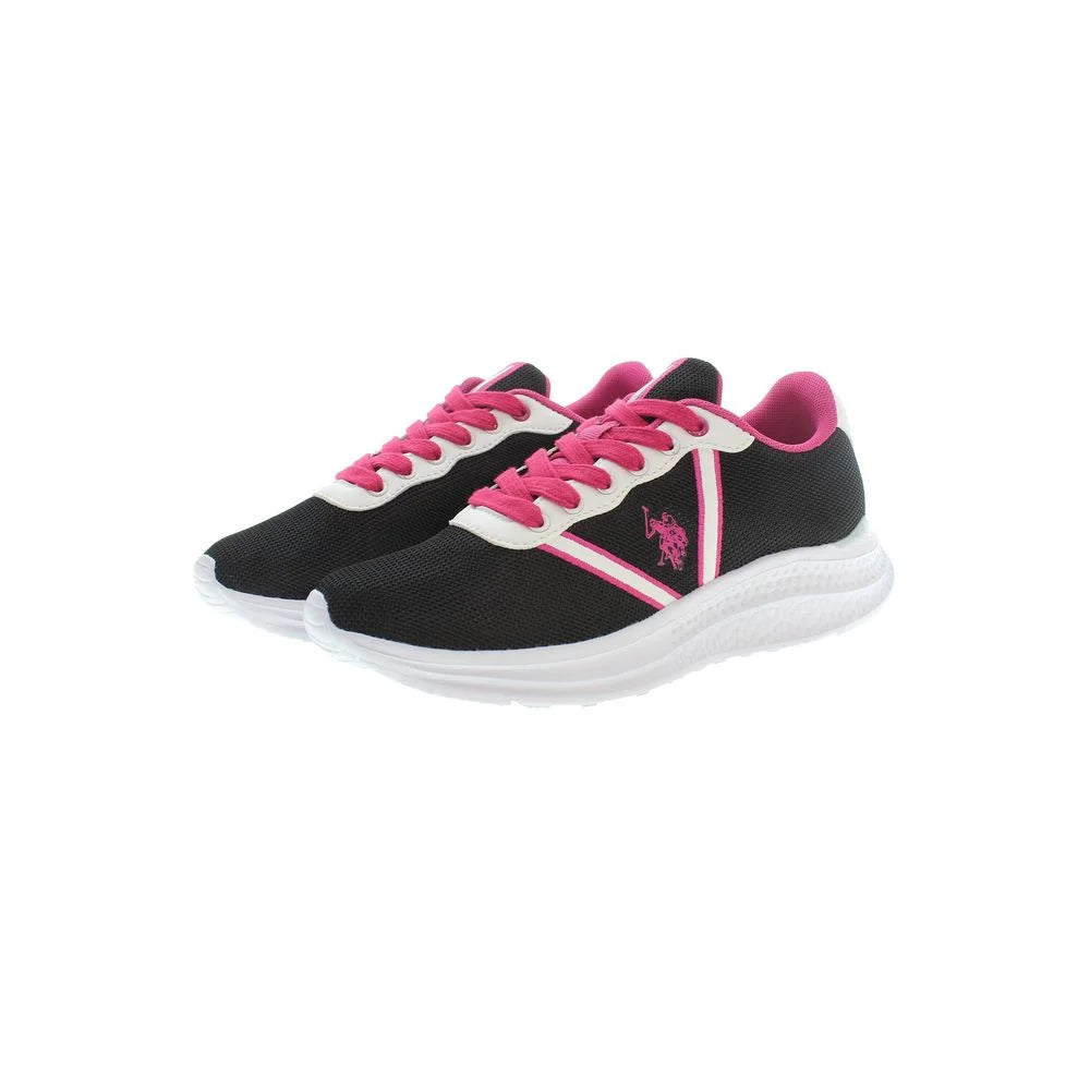 U.S. POLO ASSN. Black Polyester Women Sneaker - Sneakers