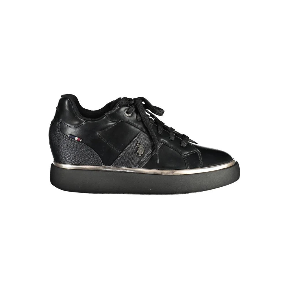 U.S. POLO ASSN. Black Polyester Women Sneaker - Sneakers