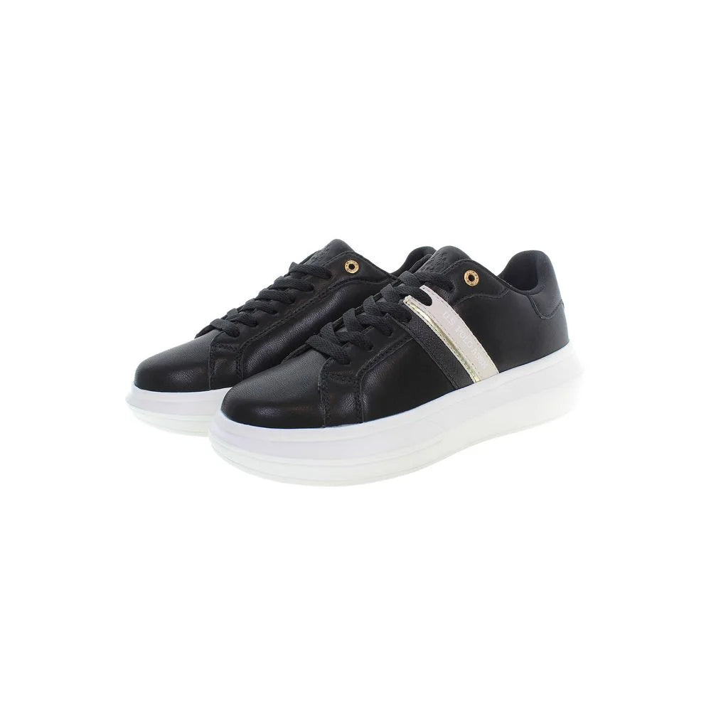U.S. POLO ASSN. Black Polyester Women Sneaker - Sneakers