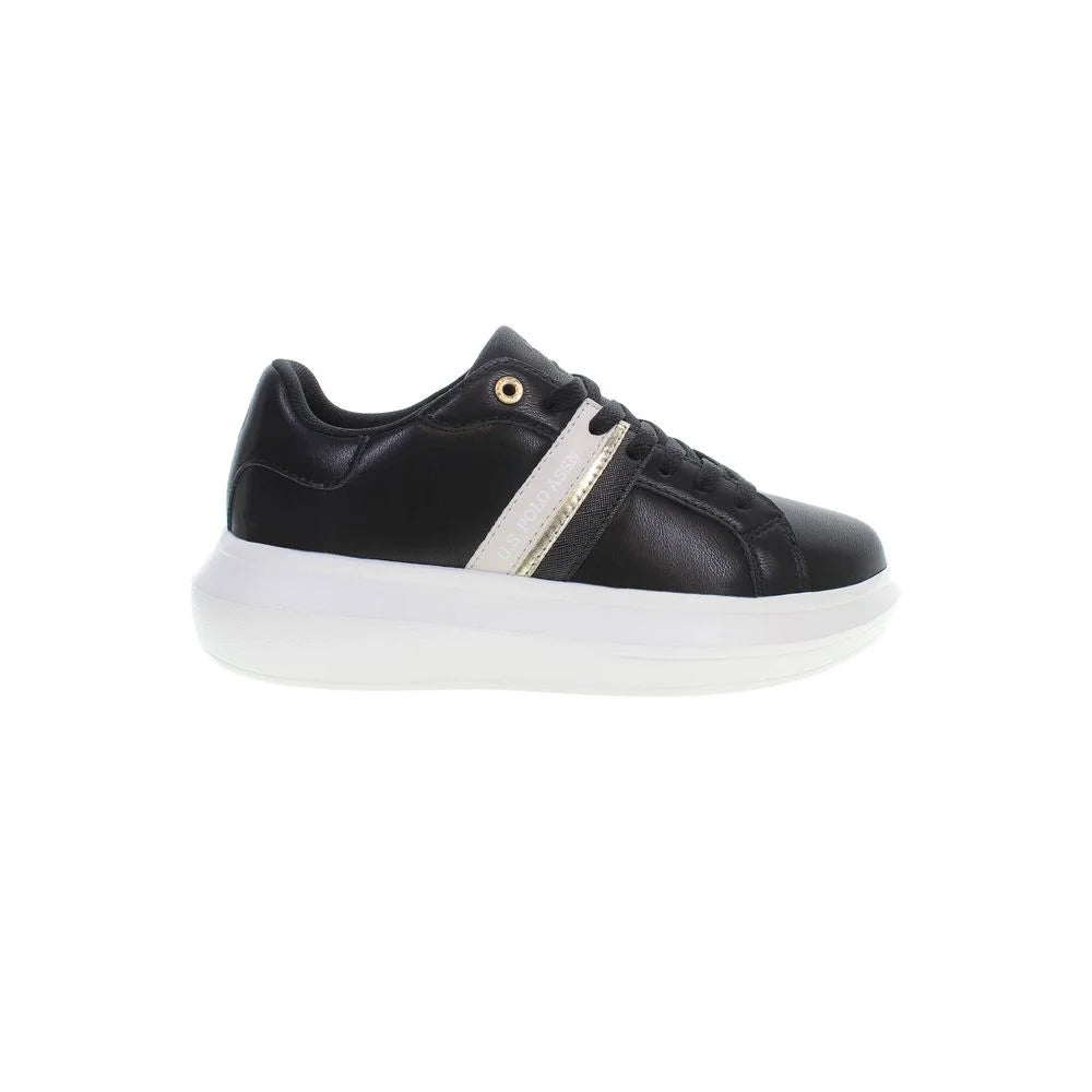 U.S. POLO ASSN. Black Polyester Women Sneaker - Sneakers