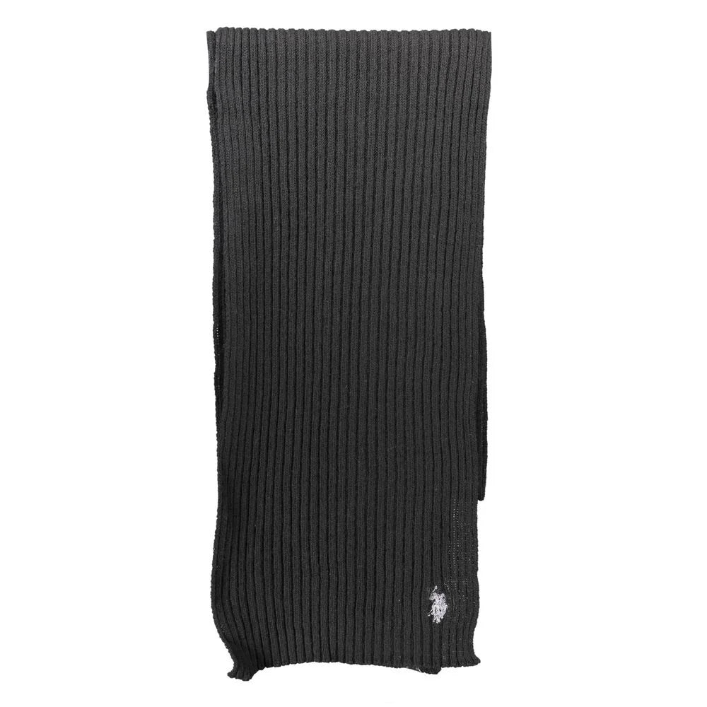 U.S. POLO ASSN. Black Wool Scarf - Scarves & Shawls
