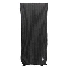 U.S. POLO ASSN. Black Wool Scarf - Scarves & Shawls