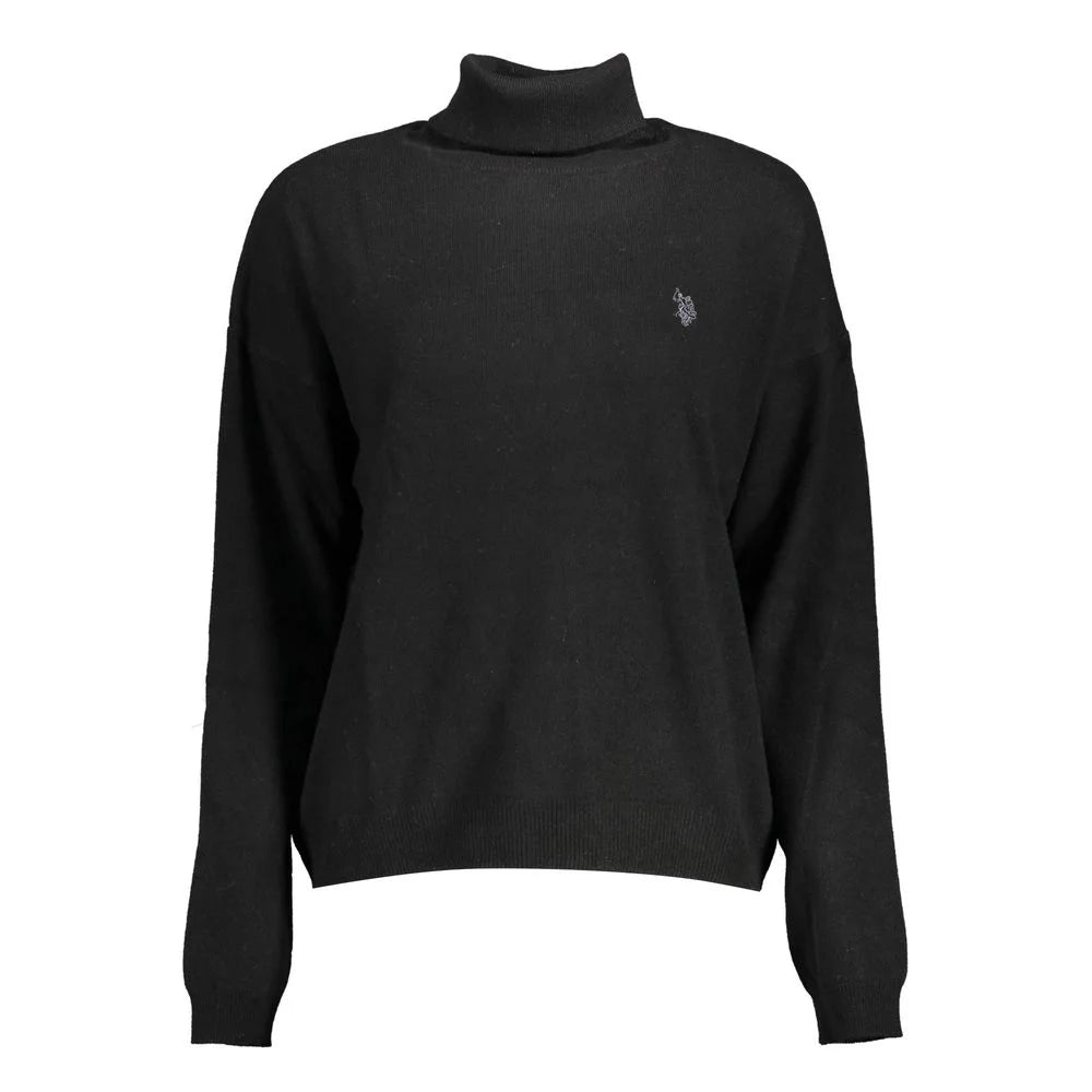 U.S. POLO ASSN. Black Wool Women Sweater - XL - Sweaters