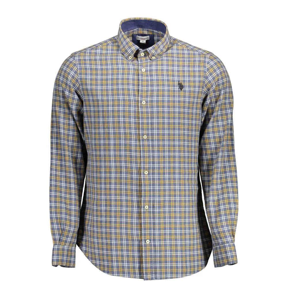U.S. POLO ASSN. Blue Cotton Men Shirt - Shirts