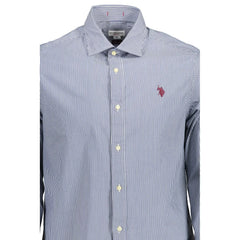 U.S. POLO ASSN. Blue Cotton Men Shirt - XXL - Shirts