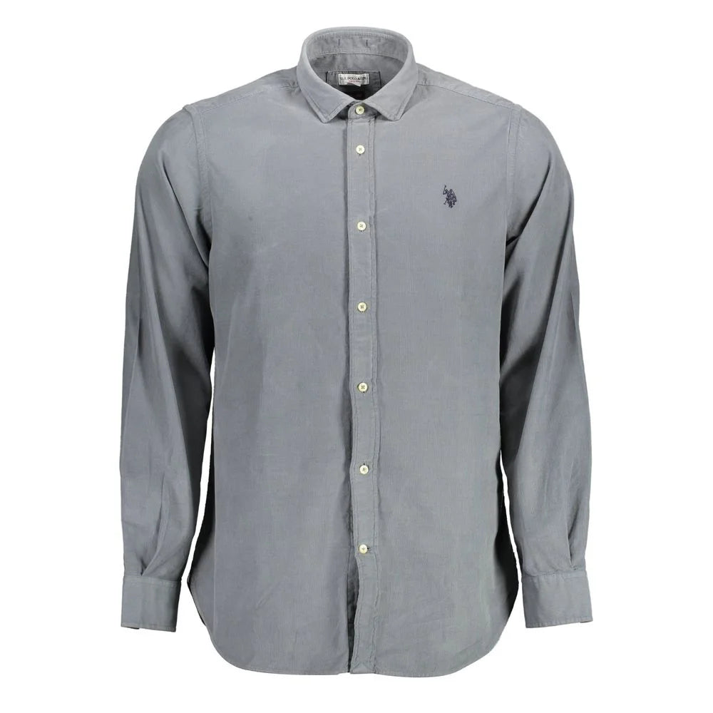 U.S. POLO ASSN. Blue Cotton Men Shirt - XXL - Shirts