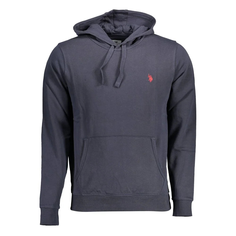 U.S. POLO ASSN. Blue Cotton Men Sweater - Hoodies
