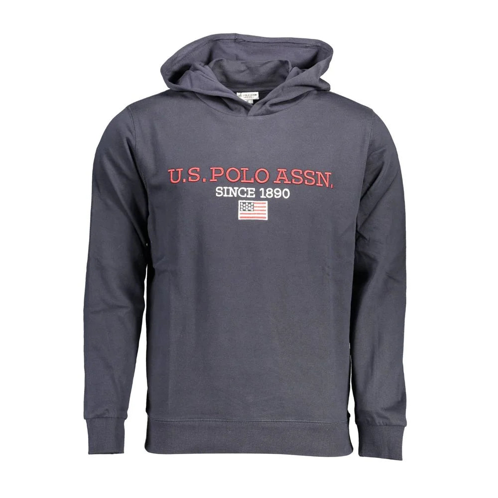 U.S. POLO ASSN. Blue Cotton Men Sweater - Hoodies