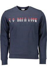 U.S. POLO ASSN. Blue Cotton Men Sweater - Sweatshirts