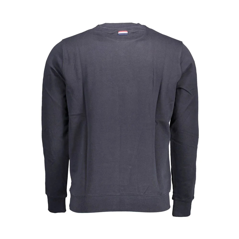 U.S. POLO ASSN. Blue Cotton Men Sweater - Sweatshirts