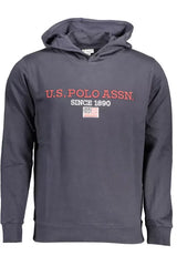U.S. POLO ASSN. Blue Cotton Men Sweater - XL - Hoodies