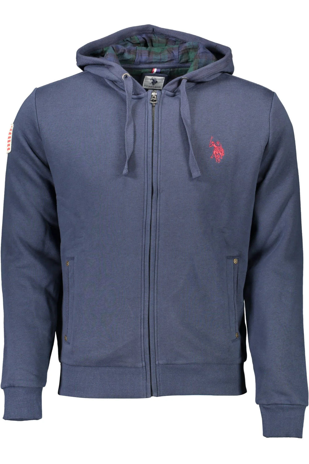 U.S. POLO ASSN. Blue Cotton Men Sweater - XXL - Hoodies