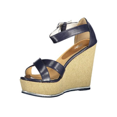 U.S. POLO ASSN. Blue Cotton Sandal - EU39/US9 - Sandals