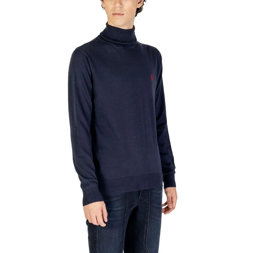 U.S. POLO ASSN. Blue Cotton Turtleneck - Sweaters