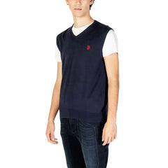 U.S. POLO ASSN. Blue Cotton Waistcoat - Vests