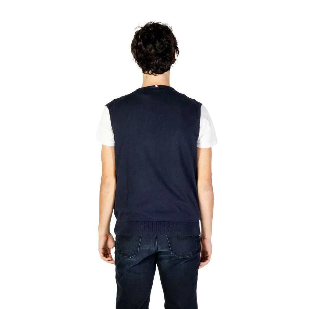 U.S. POLO ASSN. Blue Cotton Waistcoat - Vests
