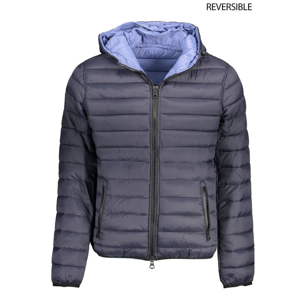 U.S. POLO ASSN. Blue Nylon Jackets & Coat - Puffer Jackets