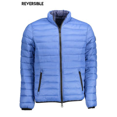 U.S. POLO ASSN. Blue Nylon Jackets & Coat - Puffer Jackets