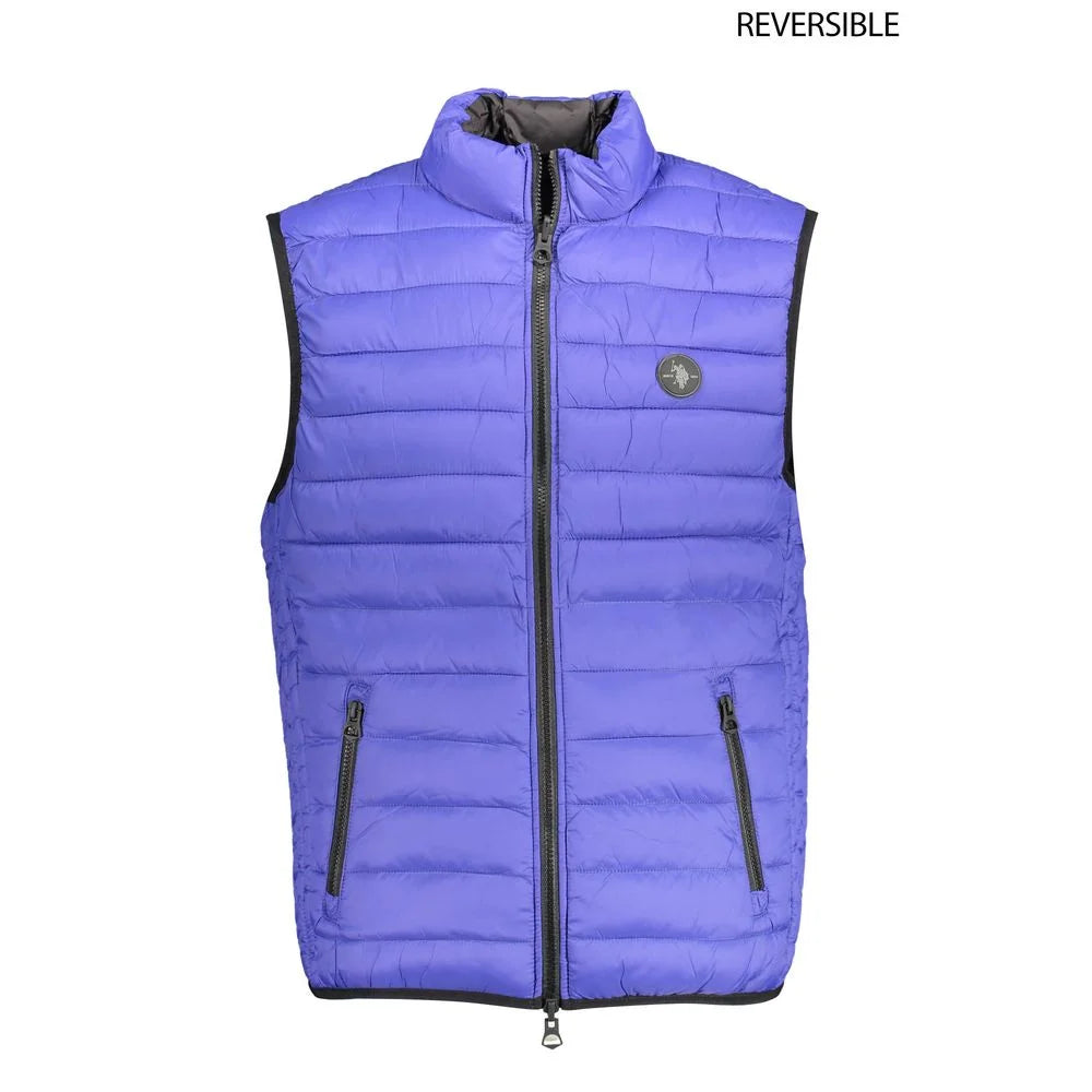 U.S. POLO ASSN. Blue Nylon Men Jacket - IT54 | XXL
