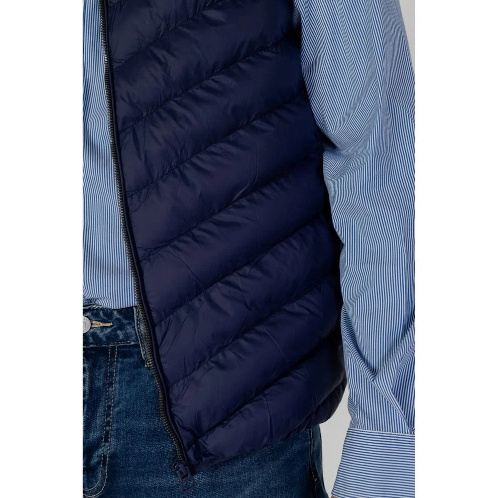 U.S. POLO ASSN. Blue Polyamide Sleveless Jacket - IT46 | S - Vests