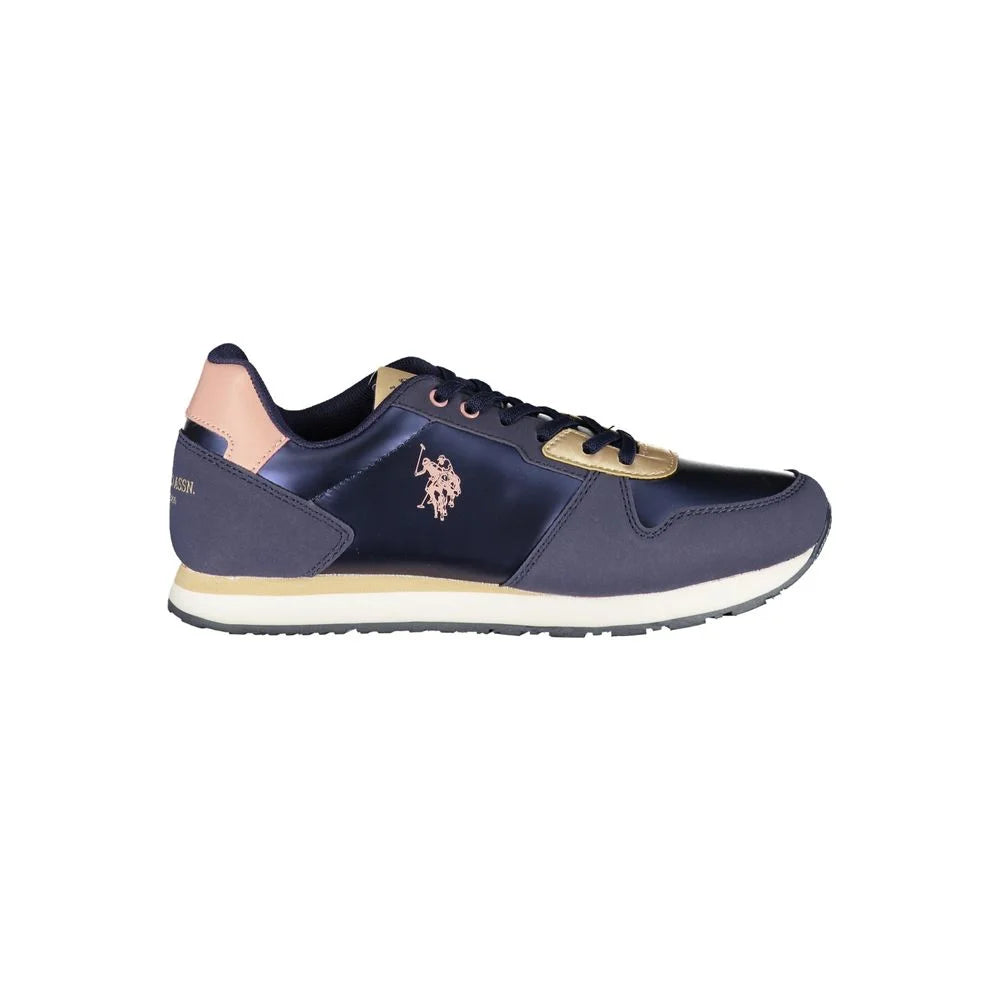 U.S. POLO ASSN. Blue Polyester Sneaker - Sneakers