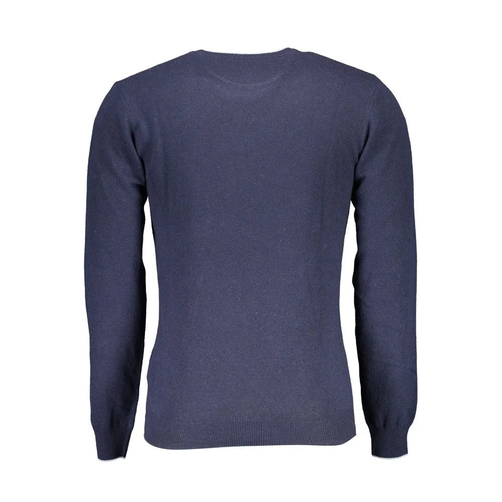 U.S. POLO ASSN. Blue Wool Men Sweater - XXL - Sweaters