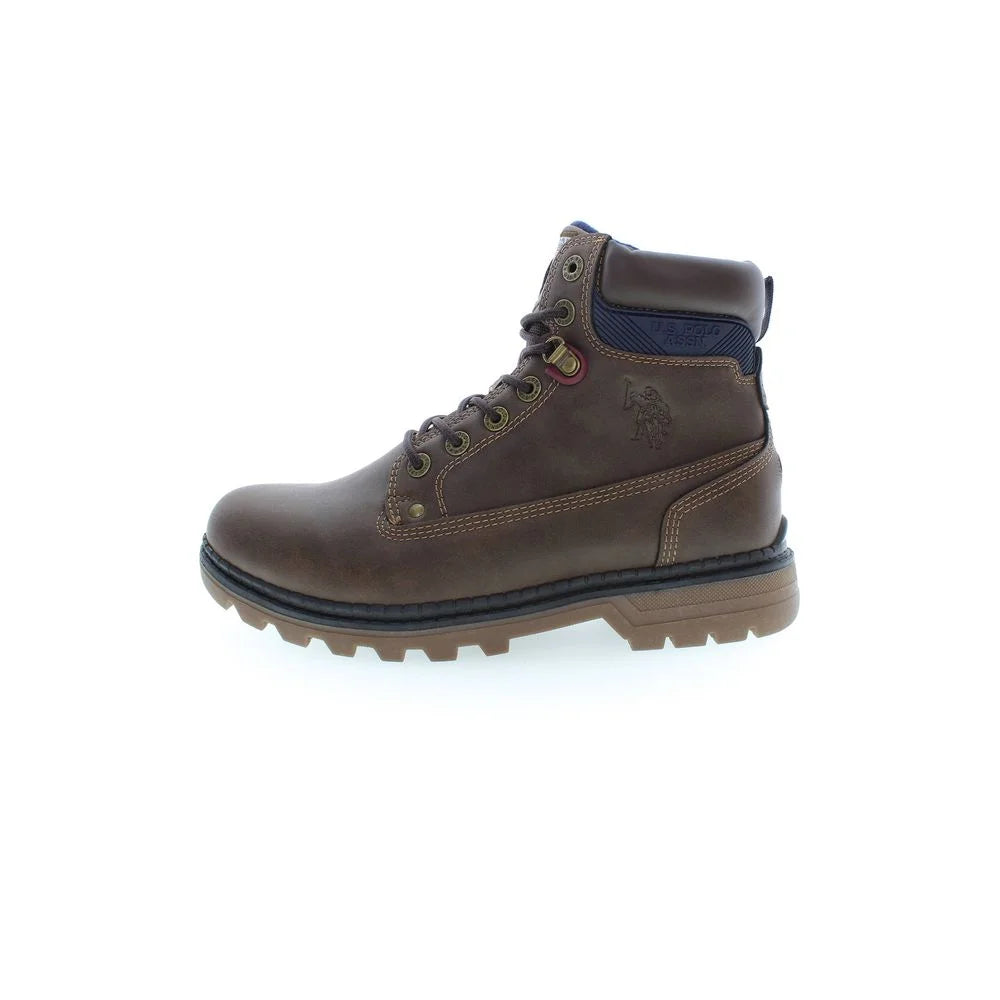 U.S. POLO ASSN. Brown Polyester Men Boot - Boots