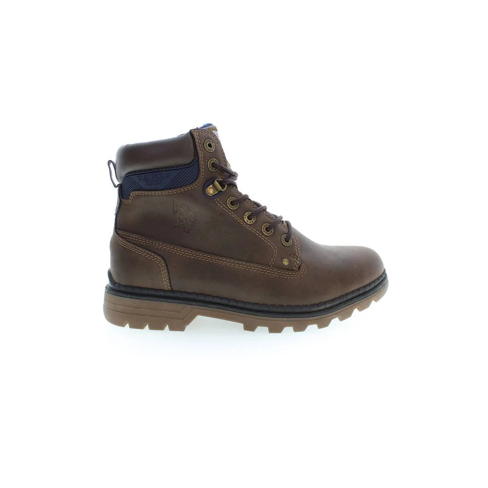 U.S. POLO ASSN. Brown Polyester Men Boot - Boots