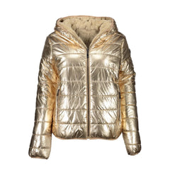 U.S. POLO ASSN. Gold Nylon Jackets & Coat - Puffer Jackets