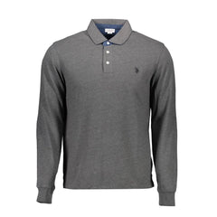 U.S. POLO ASSN. Gray Cotton Men Polo Shirt - XXL