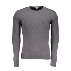 U.S. POLO ASSN. Gray Cotton Men Sweater - 3XL - Sweaters