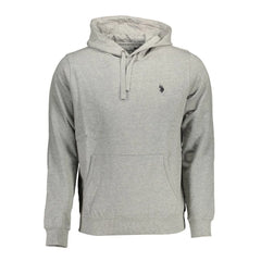 U.S. POLO ASSN. Gray Cotton Men Sweater - Hoodies