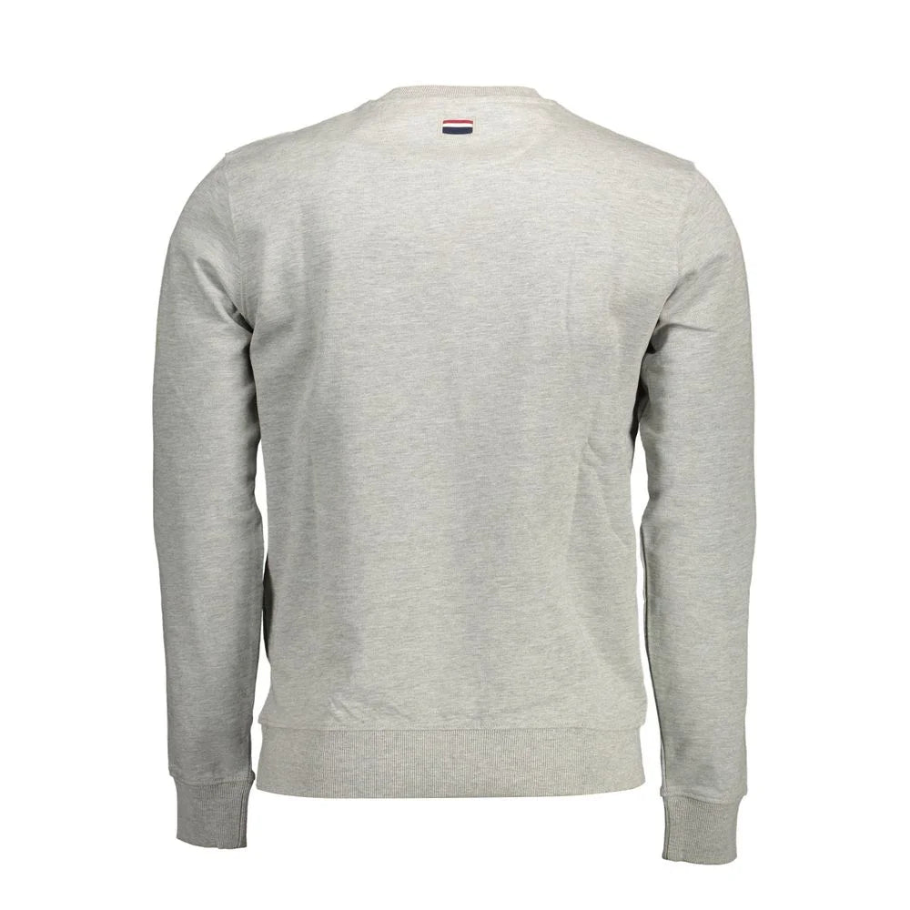 U.S. POLO ASSN. Gray Cotton Men Sweater - XXL - Sweatshirts