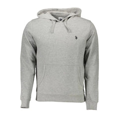 U.S. POLO ASSN. Gray Cotton Men Sweatshirt - Hoodies