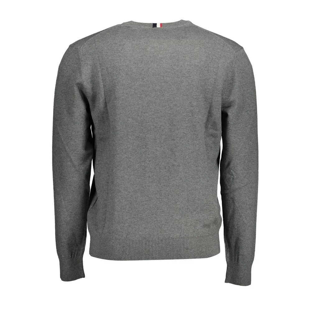 U.S. POLO ASSN. Gray Cotton Mens Sweater - Sweaters