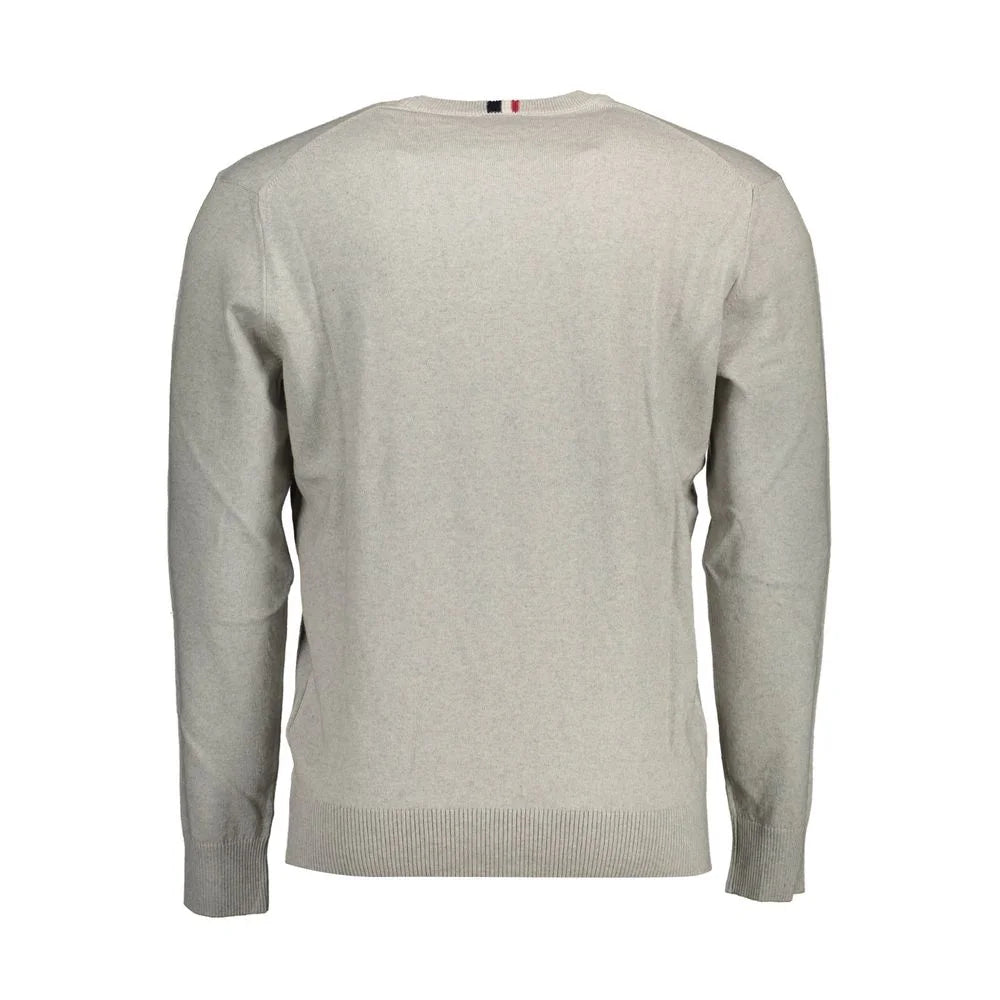 U.S. POLO ASSN. Gray Cotton Sweater - Sweaters