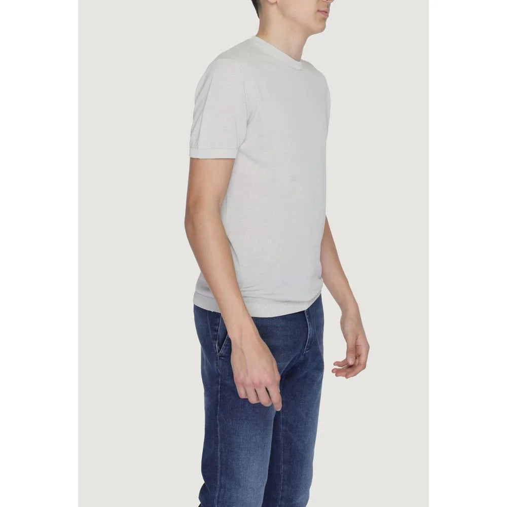 U.S. POLO ASSN. Gray Cotton Sweater - T-Shirts