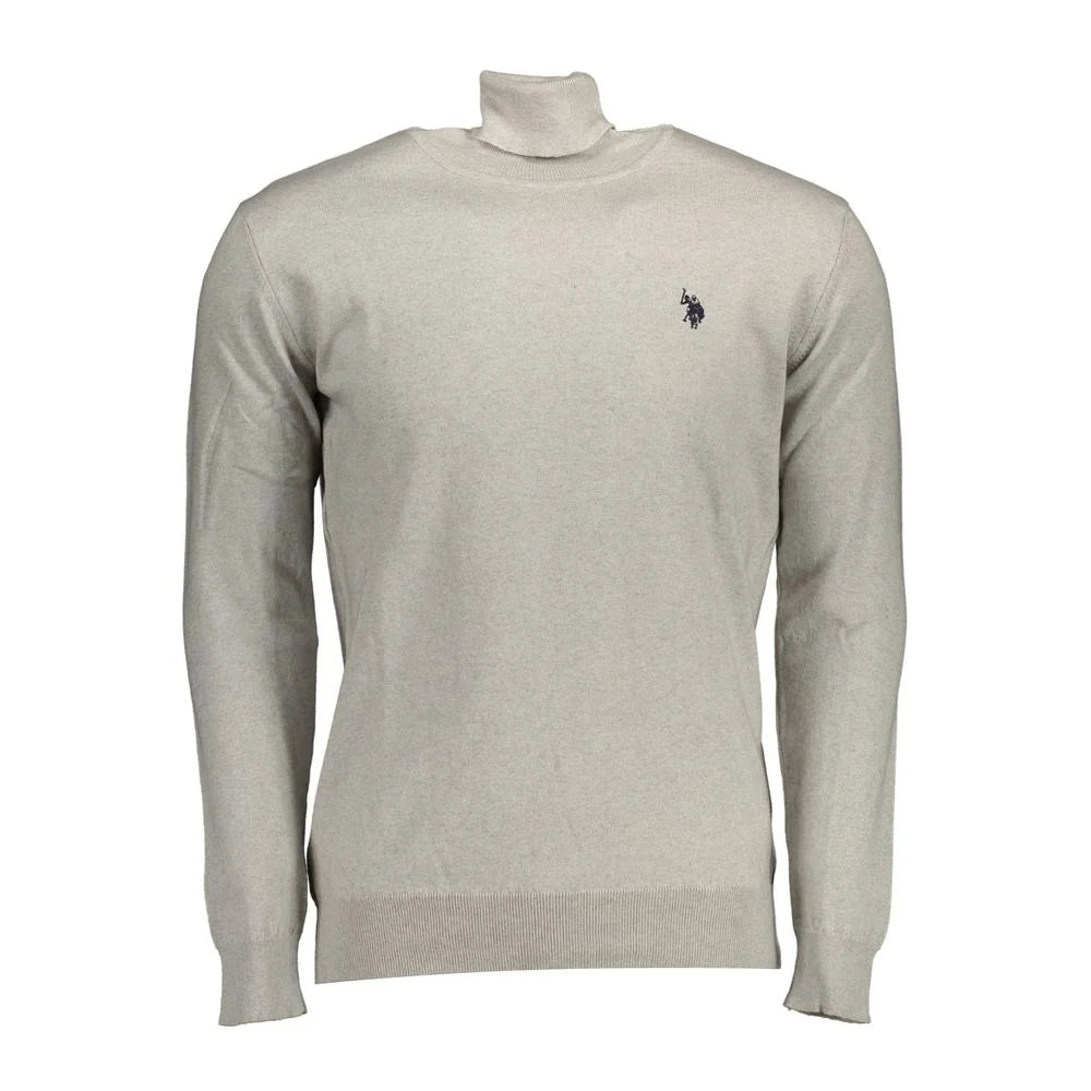 U.S. POLO ASSN. Gray Cotton Sweater - XL - Sweaters