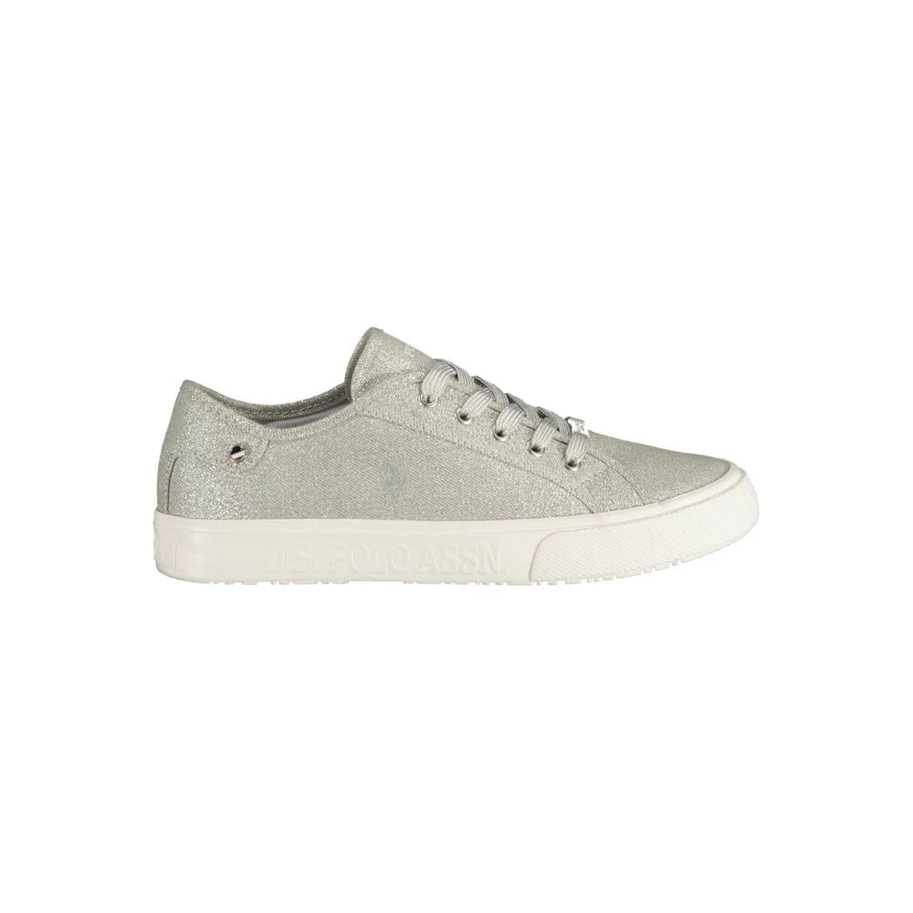 U.S. POLO ASSN. Gray Polyester Sneaker - Athletic Shoes