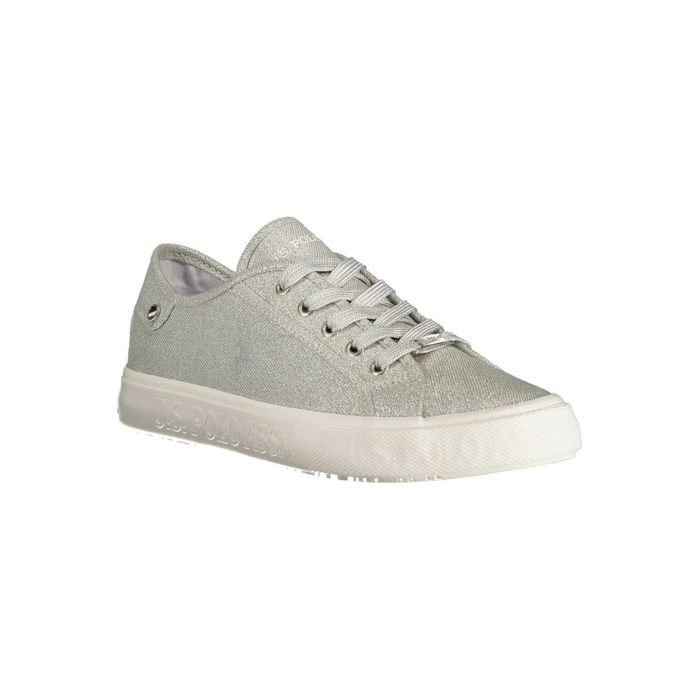 U.S. POLO ASSN. Gray Polyester Sneaker - Athletic Shoes