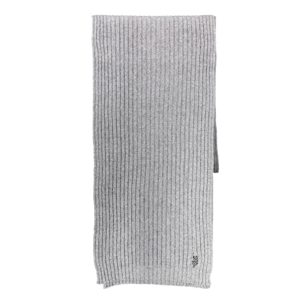 U.S. POLO ASSN. Gray Wool Scarf - Scarves & Shawls