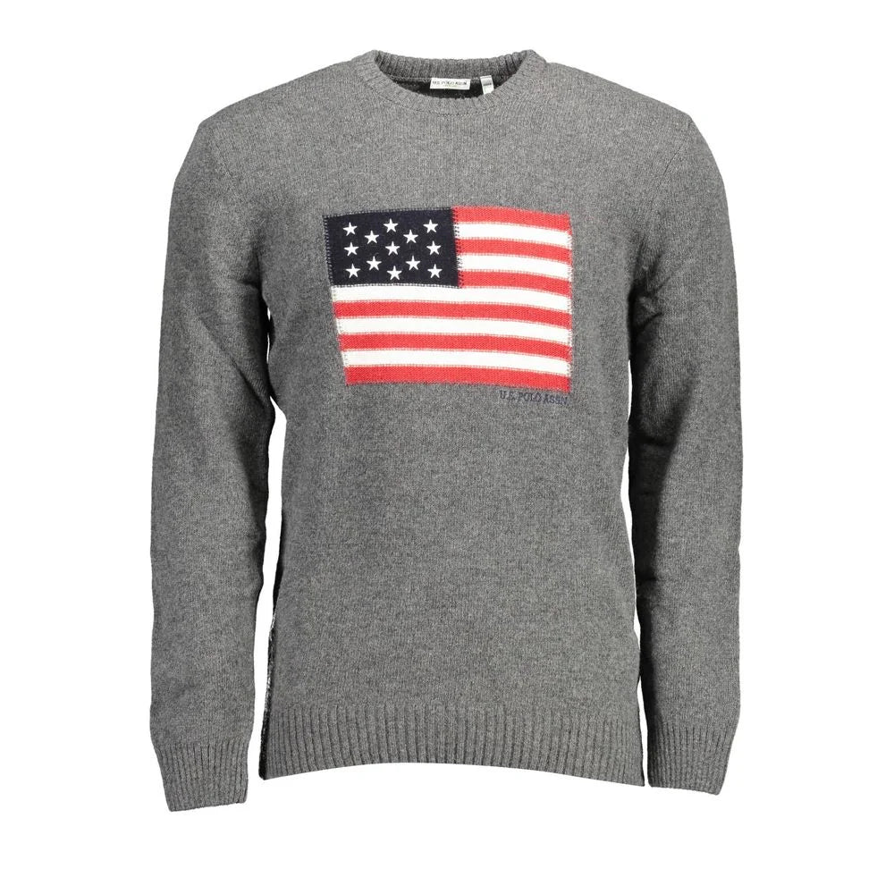U.S. POLO ASSN. Gray Wool Sweater - Sweaters