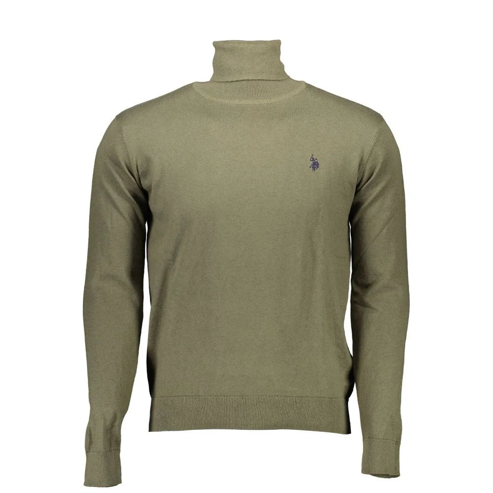 U.S. POLO ASSN. Green Cotton Men Sweater - Sweaters