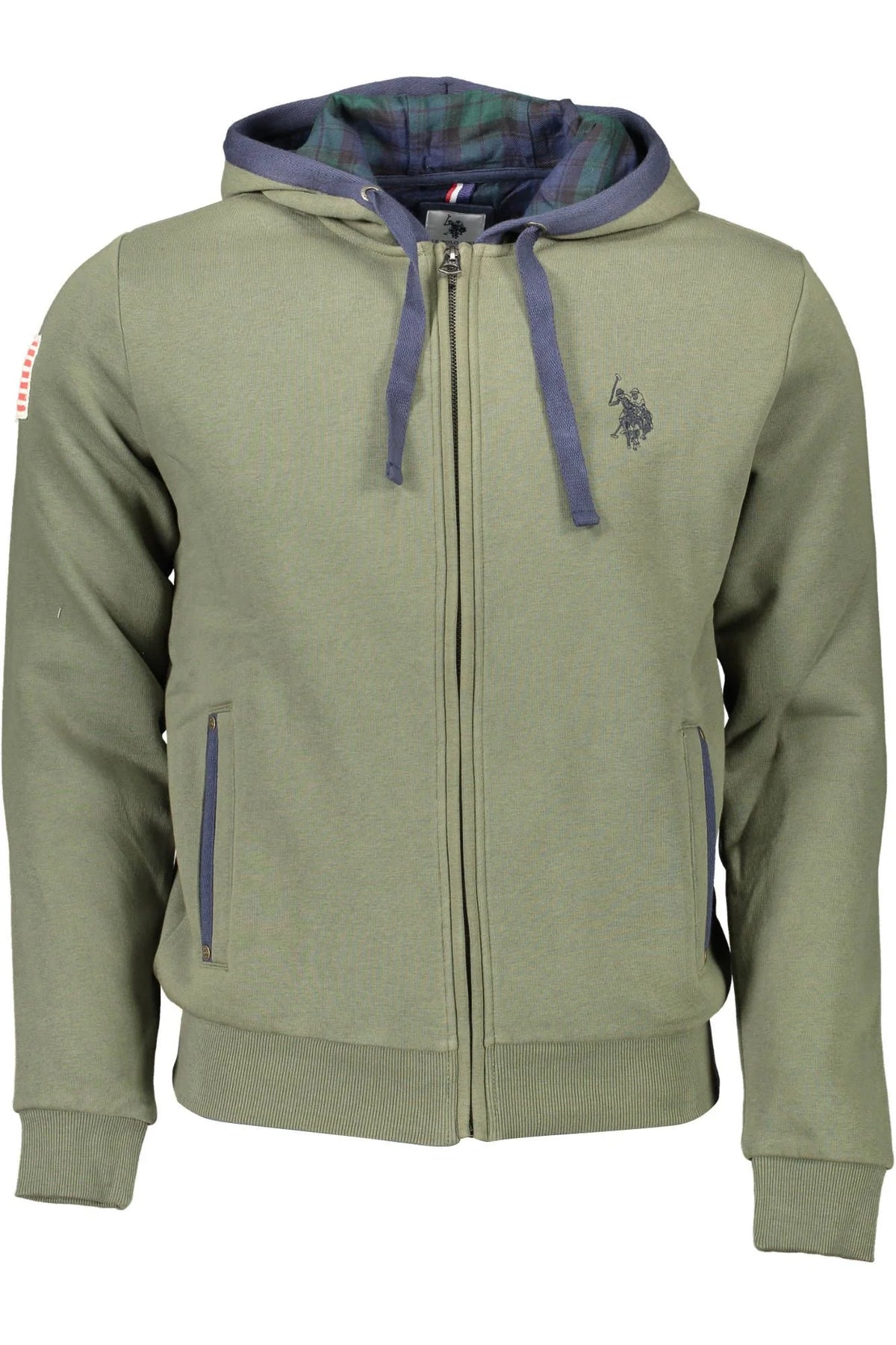 U.S. POLO ASSN. Green Cotton Men Sweater - XXL - Hoodies