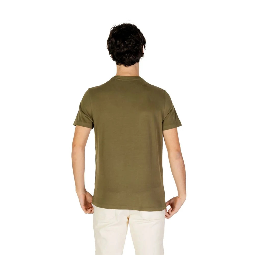 U.S. POLO ASSN. Green Cotton T-Shirt - IT44 | S - T-Shirts